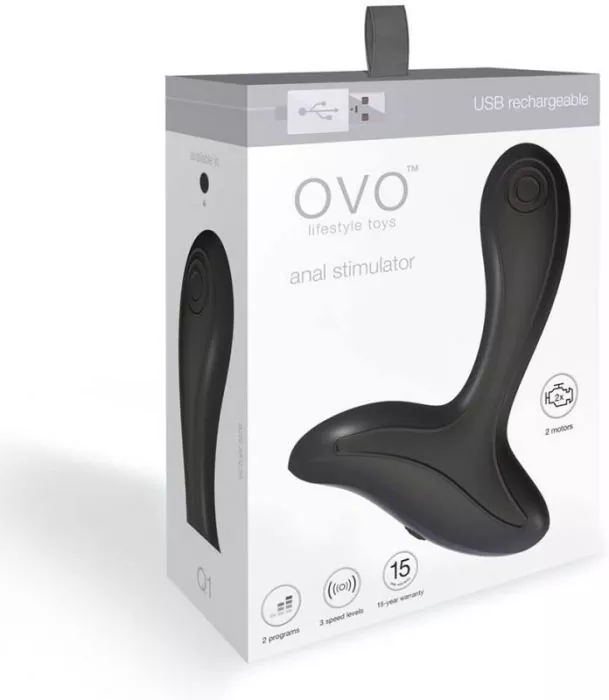 OVO Q1 - Analvibrator - Schwarz #einfachmehralsse OVO Q1 - Analvibrator - Schwarz #einfachmehralsse