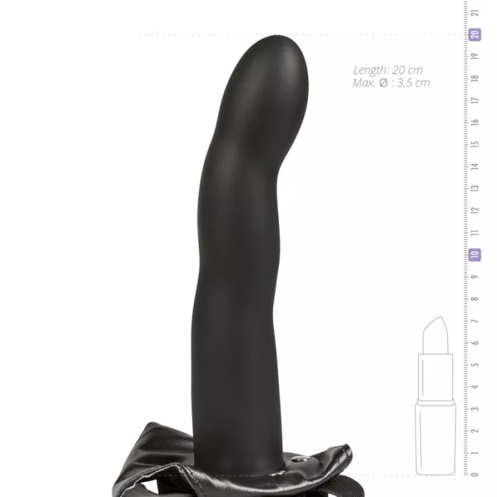 Hohler Strap-On – Schwarz - Ideal für Pegging Hohler Strap-On – Schwarz - Ideal für Pegging