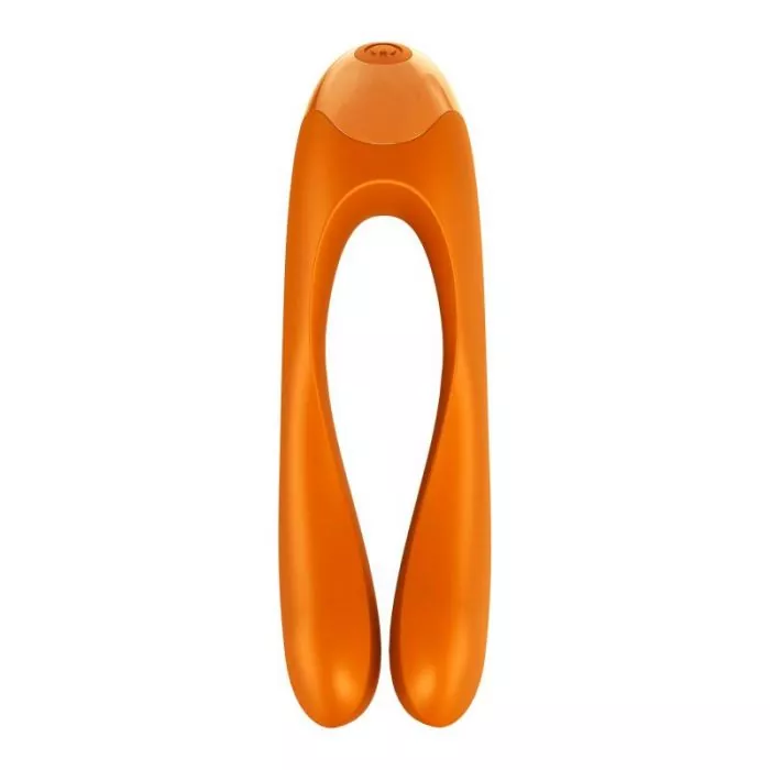 Fingervibrator Satisfyer 'CANDY CANE' - orange Fingervibrator Satisfyer 'CANDY CANE' - orange