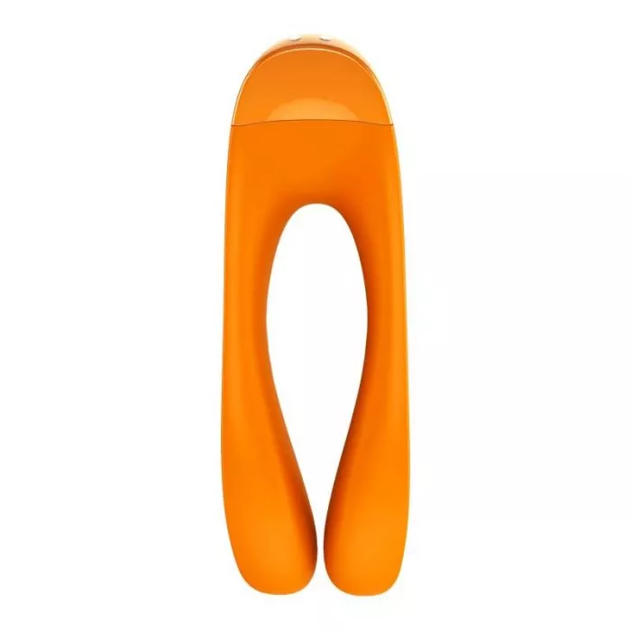 Fingervibrator Satisfyer 'CANDY CANE' - orange Fingervibrator Satisfyer 'CANDY CANE' - orange