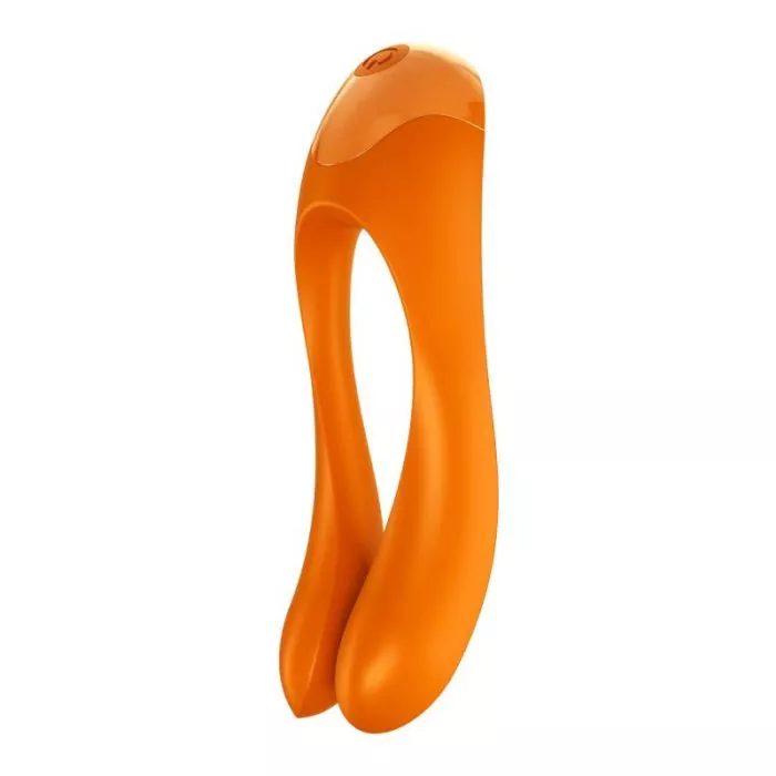 Fingervibrator Satisfyer 'CANDY CANE' - orange Fingervibrator Satisfyer 'CANDY CANE' - orange