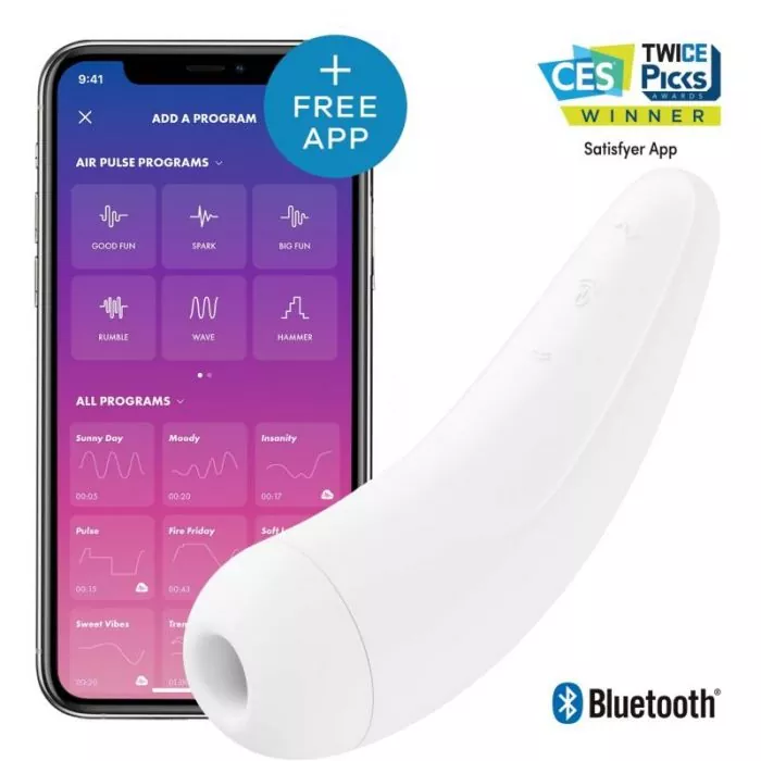 SATISFYER 'CURVY 2+' Weiß + Bluetooth App SATISFYER 'CURVY 2+' Weiß + Bluetooth App