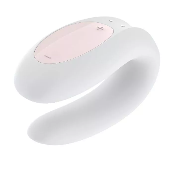 Satisfyer Double Joy Paarvibrator - Weiß Satisfyer Double Joy Paarvibrator - Weiß