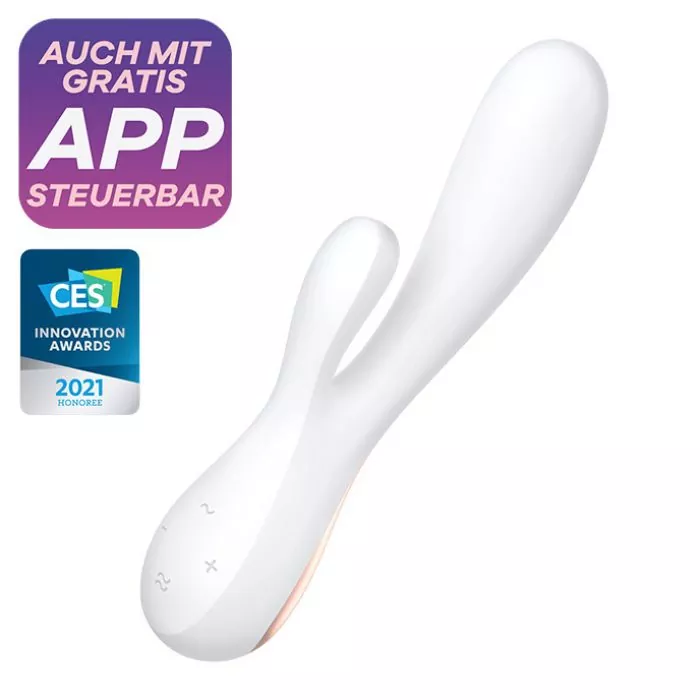 Satisfyer Mono Flex G-Punkt Vibrator mit App - Weiß Satisfyer Mono Flex G-Punkt Vibrator mit App - Weiß
