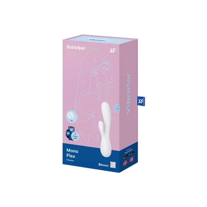 Satisfyer Mono Flex G-Punkt Vibrator mit App - Weiß Satisfyer Mono Flex G-Punkt Vibrator mit App - Weiß