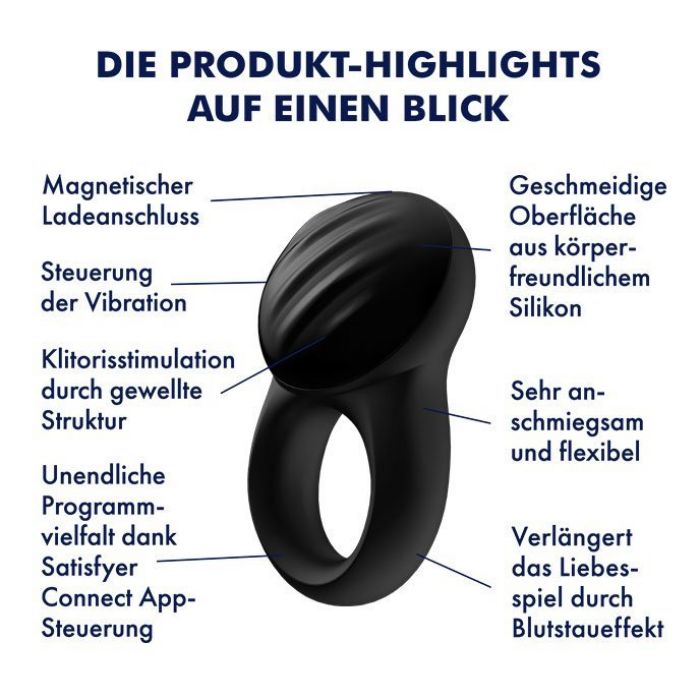 Satisfyer 'Signet RIng', 8,5 cm , Mit App Satisfyer 'Signet RIng', 8,5 cm , Mit App