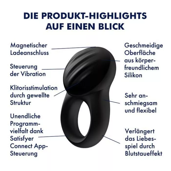 Satisfyer 'Signet RIng', 8,5 cm , Mit App Satisfyer 'Signet RIng', 8,5 cm , Mit App